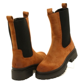 High Insulated Women's Workers Evento 23BT35-6440 Camel brown 3