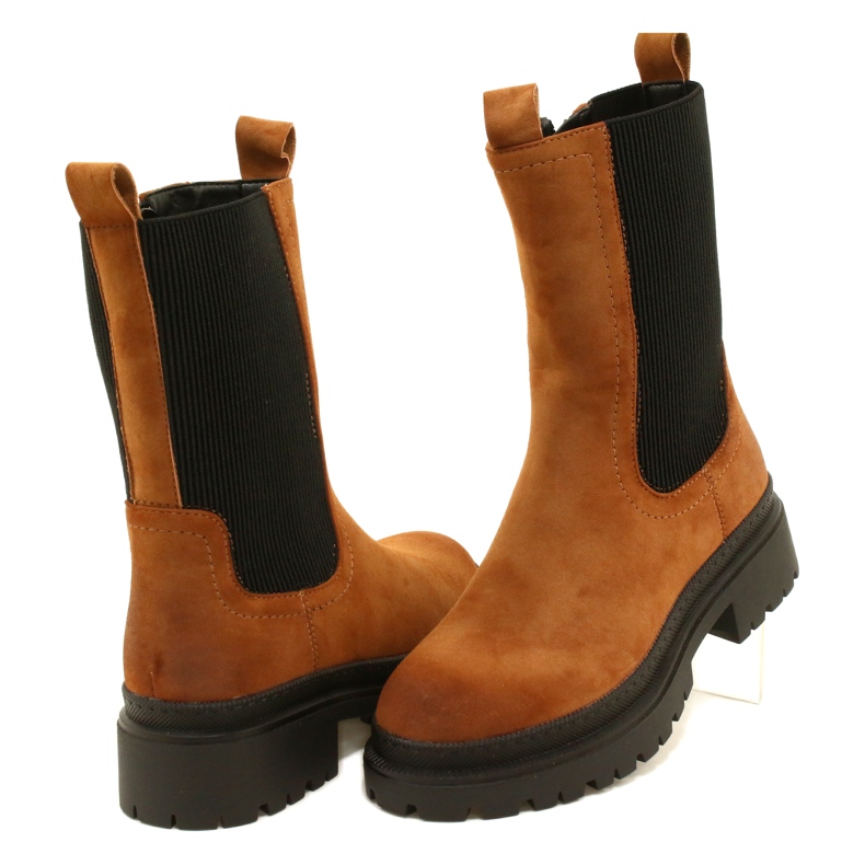 High Insulated Women's Workers Evento 23BT35-6440 Camel brown 3