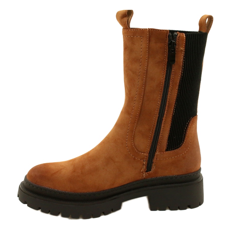 High Insulated Women's Workers Evento 23BT35-6440 Camel brown 1