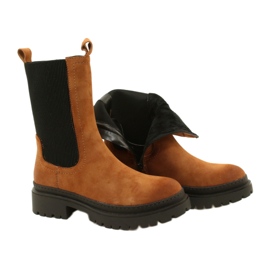 High Insulated Women's Workers Evento 23BT35-6440 Camel brown 4