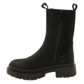 High insulated women's elevento 23bt35-6440 black boots 1 High insulated women's elevento 23bt35-6440 black boots 1