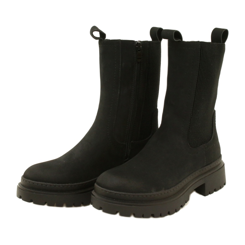 High insulated women's elevento 23bt35-6440 black boots 2 High insulated women's elevento 23bt35-6440 black boots 2