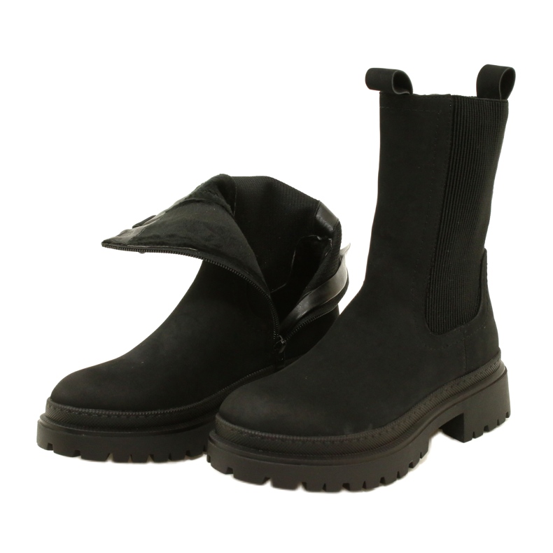 High insulated women's elevento 23bt35-6440 black boots 4 High insulated women's elevento 23bt35-6440 black boots 4
