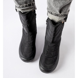 Black women's snow boots Debra 1