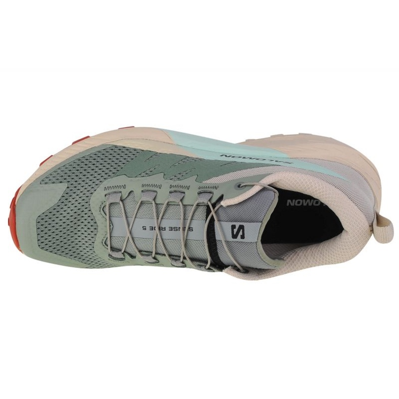 Salomon Sense Ride 5 Off-Road Sports Shoes 472123 green 2