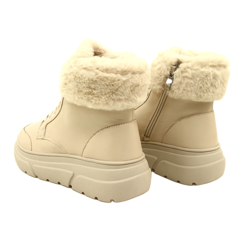 Caprice women's boots with fur 9-26220-41 144 beige 3 Caprice women's boots with fur 9-26220-41 144 beige 3