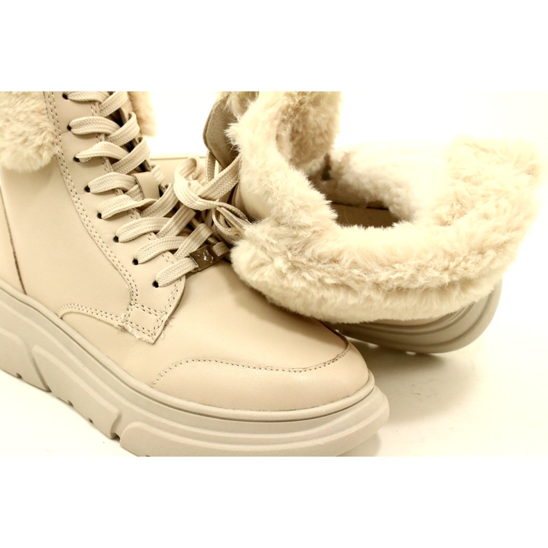 Caprice women's boots with fur 9-26220-41 144 beige 5 Caprice women's boots with fur 9-26220-41 144 beige 5