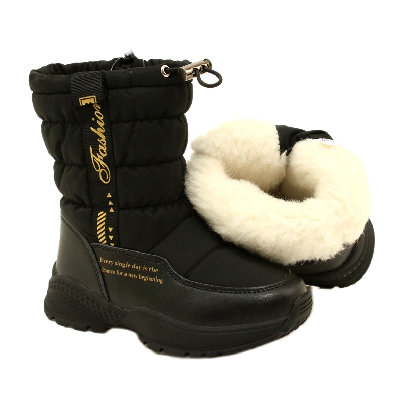 Girls' snow boots Miss Evento 22dz23-5274 black 6 Girls' snow boots Miss Evento 22dz23-5274 black 6