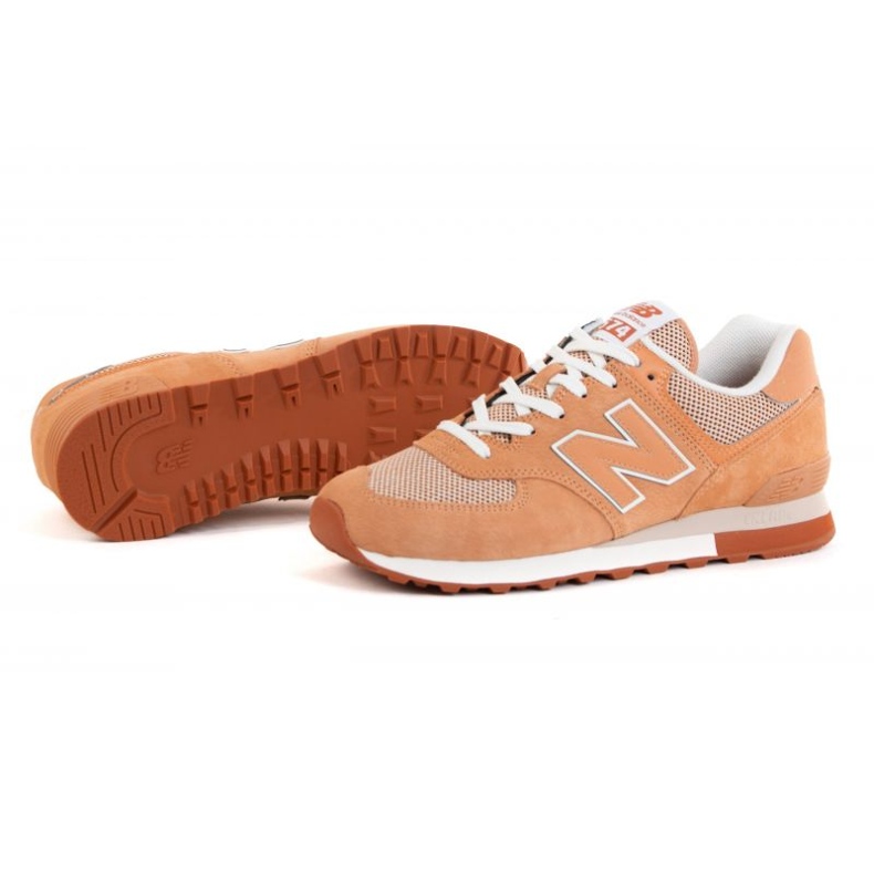 New Balance M ML574BT2 shoes orange 1