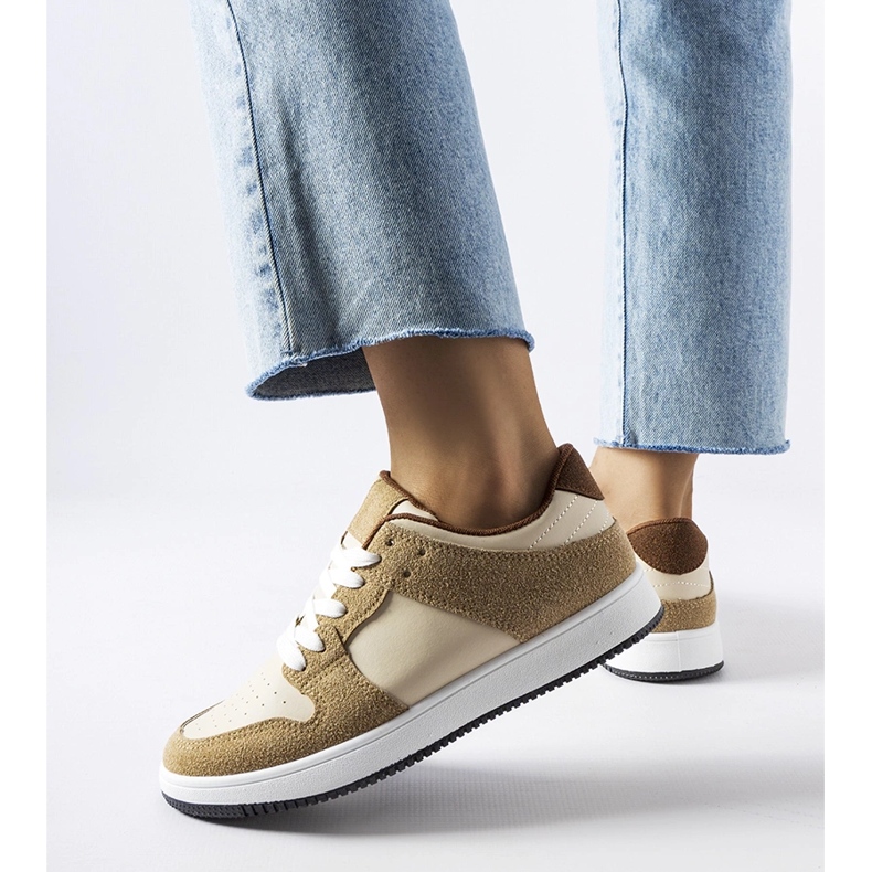 Inna Jacqueline beige sneakers 1