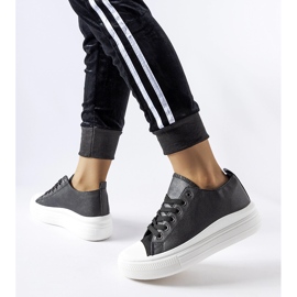 Black Peculiar platform sneakers 1