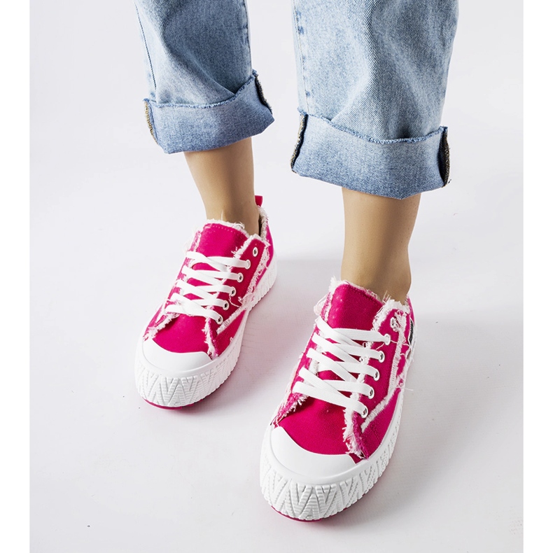 Inna Pink Coolidge platform sneakers 2