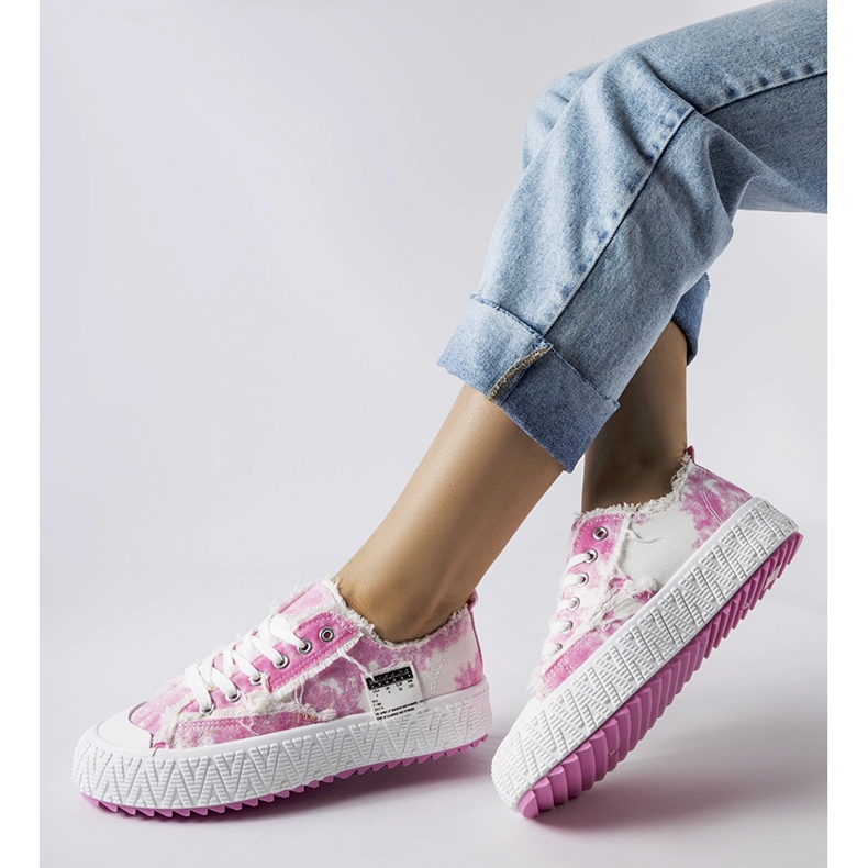 Inna Blue sneakers with abrasions from Safiy 1