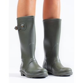 Women's green Wellington boots with Shelovet buckle 2