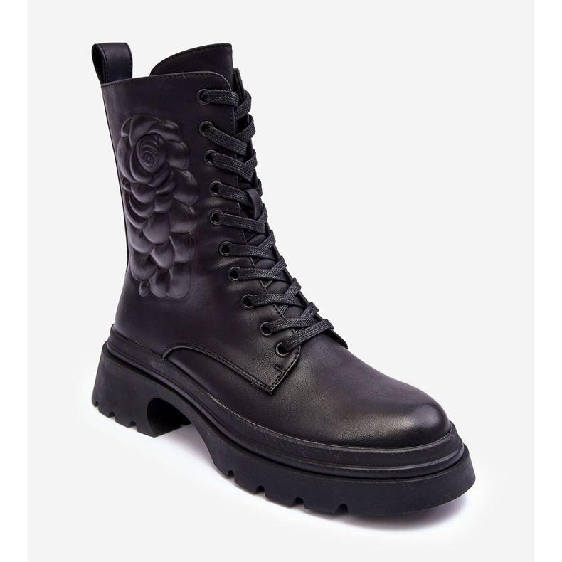 Insulated Leather Worker Ankle Boots S.Barski MR870-25 Black 2 Insulated Leather Worker Ankle Boots S.Barski MR870-25 Black 2