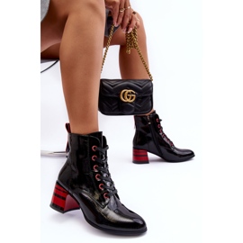 Patent High Heel Boots S.Barski MR870-49 Black 2