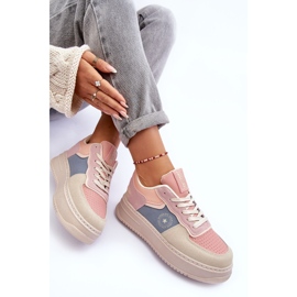 Women's Sports Shoes Big Star MM274233 Pink and Beige 1 Women's Sports Shoes Big Star MM274233 Pink and Beige 1