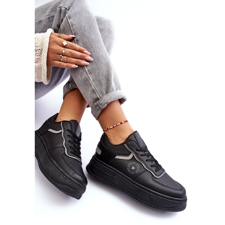 Women's Sports Shoes Sneakers Big Star MM274232 Black 2 Women's Sports Shoes Sneakers Big Star MM274232 Black 2