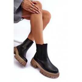 Insulated massive Chelsea boots Big Star MM274606 Black 1