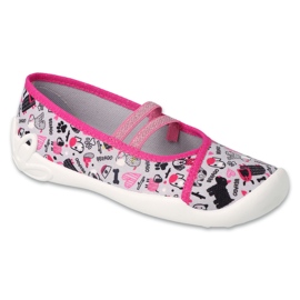 Befado Children's slippers 116Y323 gray and pink grey 1