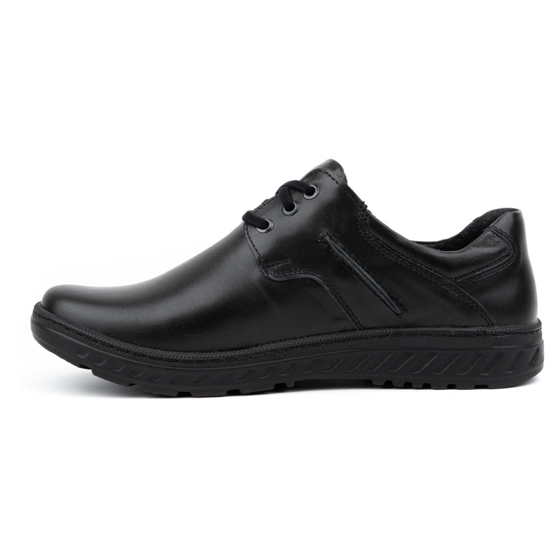 KOMODO Men's leather shoes Casual 923K black 1