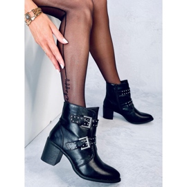 High-heeled boots with Ferox Black studs 1