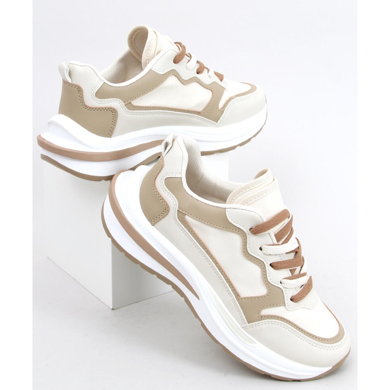 Ekani Beige trainers 1