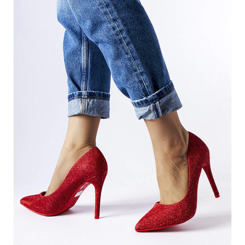 Red Melody high heels 1