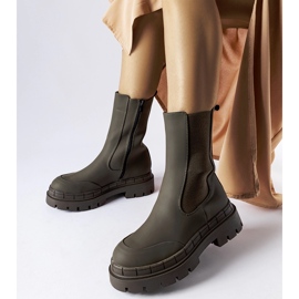 Green massive rubber boots by Casal 1