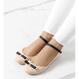 Heather beige women's ballet flats 1 Heather beige women's ballet flats 1