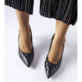 Inna Black quilted Valtina high heels 1