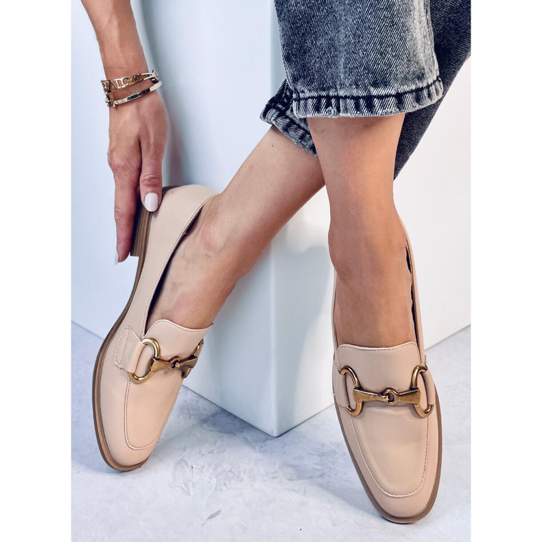 Jonna Khaki women's loafers beige 2