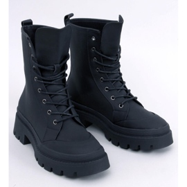 Parsons Black lace-up worker boots 1