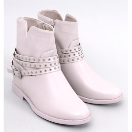 Stovall Beige wedge ankle boots 1