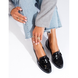 Black patent leather women's Shelovet lords 1