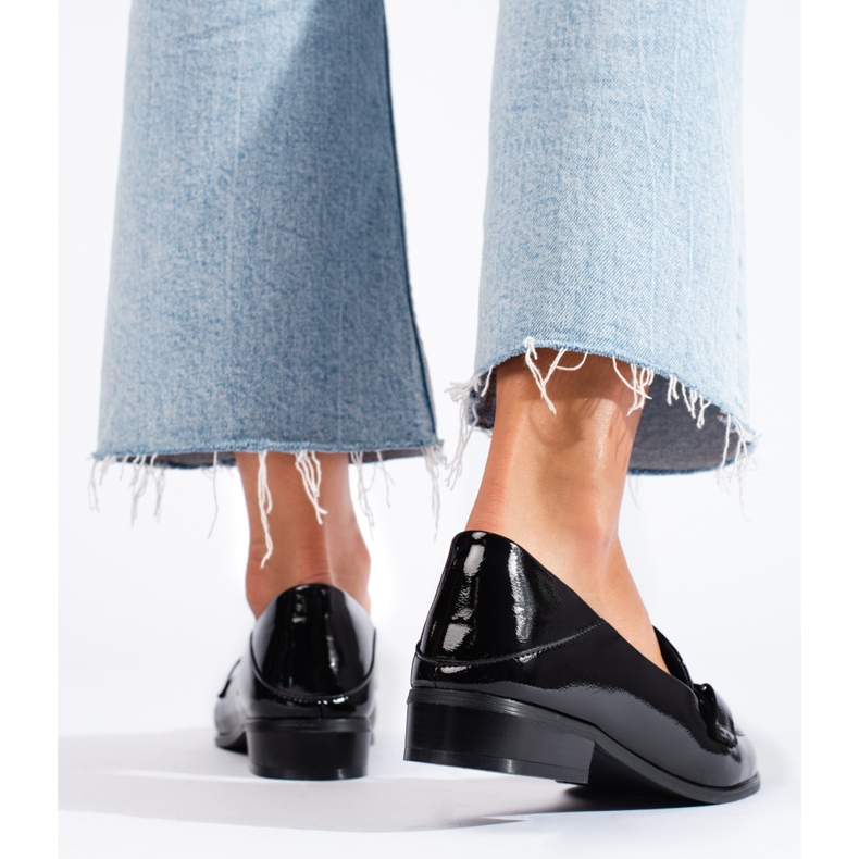 Black patent leather women's Shelovet lords 2