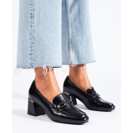 Black elegant women's shoes by Shelovet 1