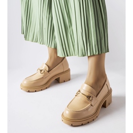 Beige high-heeled shoes by Fabrizio 1