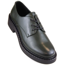 Sergio Leone W SK416B lace-up shoes, green black 1