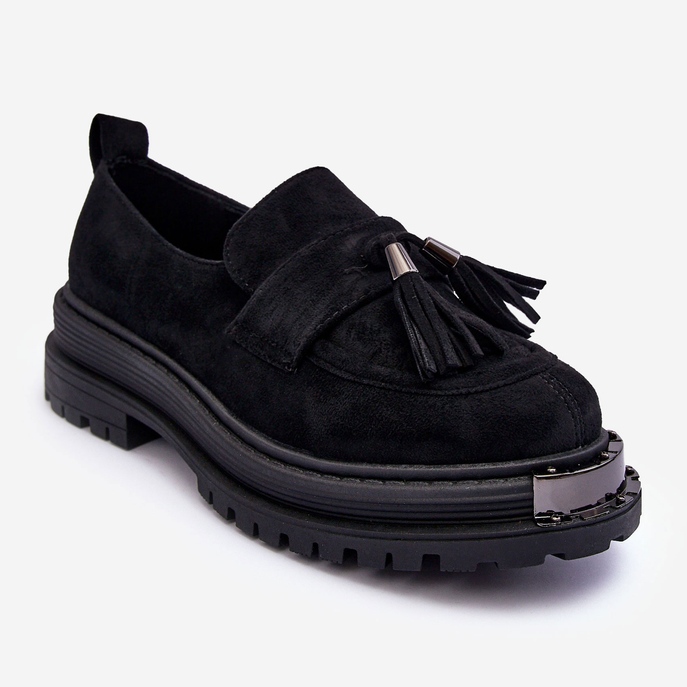 PS1 Suede Shoes Women's Moccasins Black Ramvli 1 PS1 Suede Shoes Women's Moccasins Black Ramvli 1