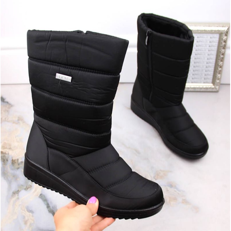 High-top snow boots News W EVE436A black 1 High-top snow boots News W EVE436A black 1