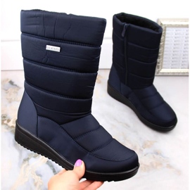 High-top snow boots News W EVE436B, navy blue 1