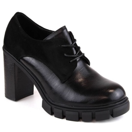 M.Daszyński W SAN19A high heel and platform shoes, black 1