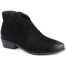 Potocki W WOL178A suede ankle boots, black 1