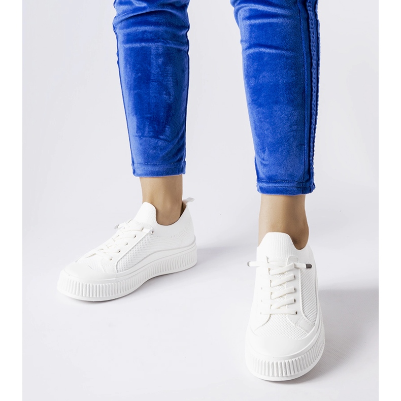 White slip on Callimaco sneakers 1