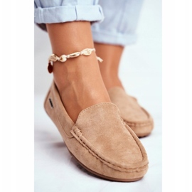 Evento Women's Loafers Beige Suede Morreno 3