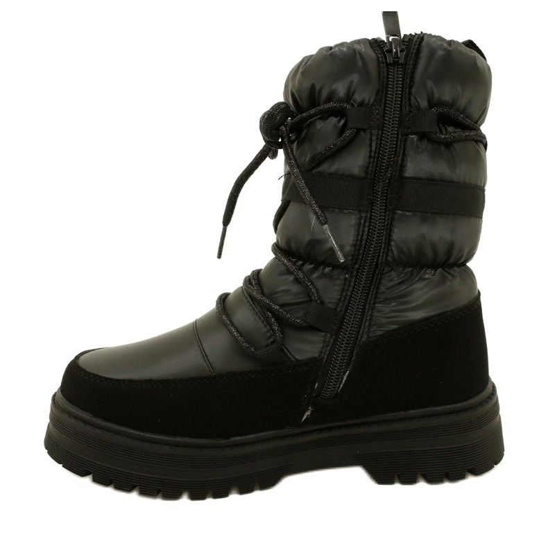 Waterproof Girls' snow boots Miss Evento 23Dz23-6585 black 2