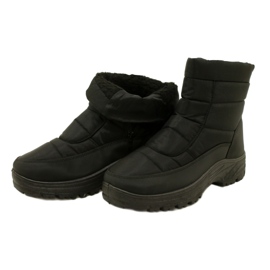 Men's insulated snow boots on the News slider 23mn26-4997 Black 5 Men's insulated snow boots on the News slider 23mn26-4997 Black 5