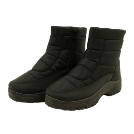 Men's insulated snow boots on the News slider 23mn26-4997 Black 2 Men's insulated snow boots on the News slider 23mn26-4997 Black 2