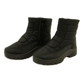 Men's insulated snow boots on the News slider 23mn26-4997 Black 4 Men's insulated snow boots on the News slider 23mn26-4997 Black 4